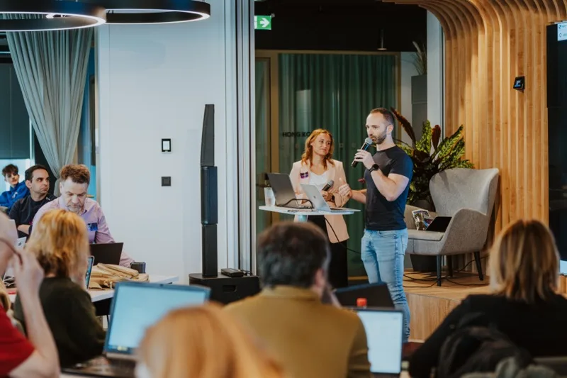 Martin Imrich, co-CEO Aibility, na workshopu